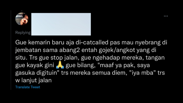 11 Pengalaman Warganet Terkena Catcalling ini Bukti Bahwa Kita Harus Menyudahi Kebiasaan Tersebut