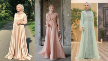 8 Model Gaun Bridesmaid Hijab yang Elegan