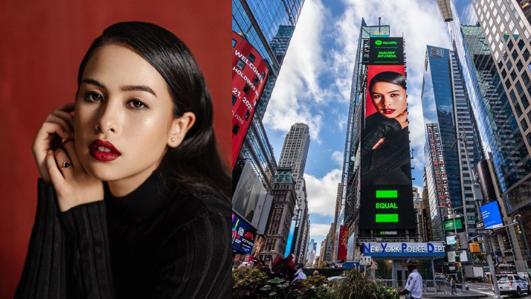 Kampanyekan Equal, Wajah Maudy Ayunda Terpampang di Times Square New York. Keren!