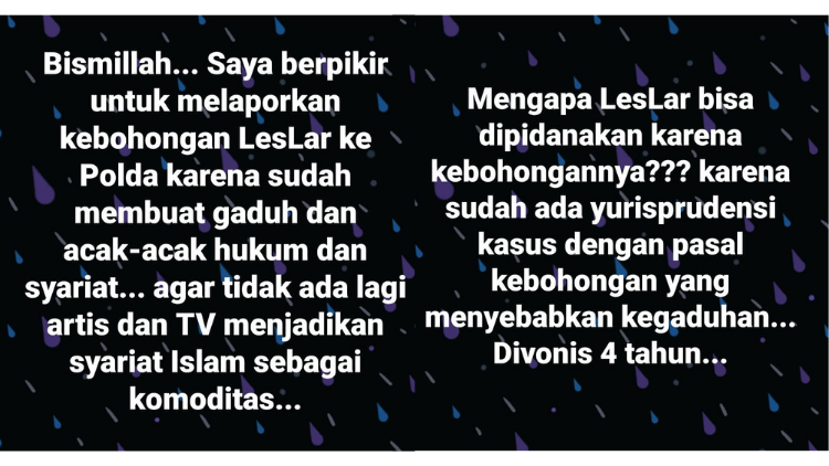 Dianggap Lakukan Pembohongan Publik, Lesty Kejora dan Rizky Billar Terancam Dilaporkan