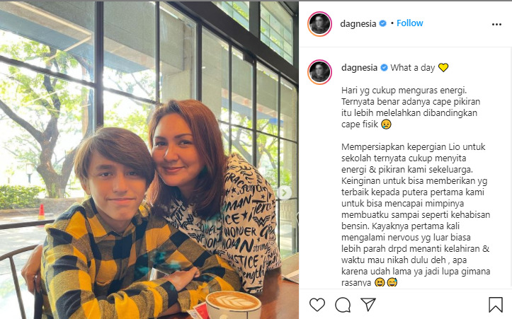 Dukung Minat Lionel Sekolah Sepak Bola di Prancis, Donna Agnesia Gugup Akan Berpisah Sementara