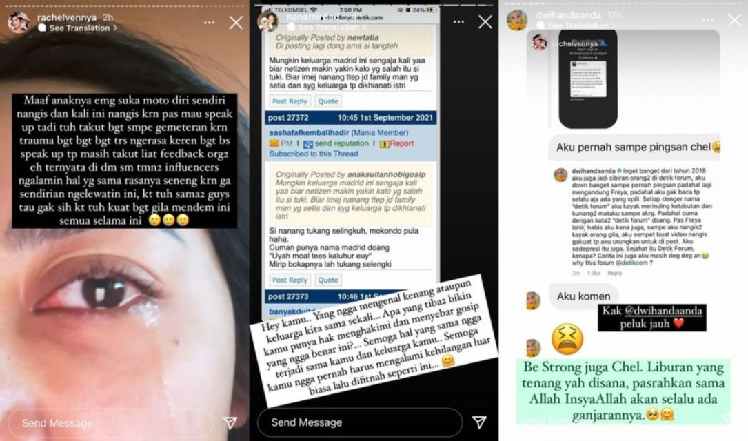 Marak Perundungan di Forum Diskusi Online, Rachel Vennya hingga Nana Mirdad Buka Suara