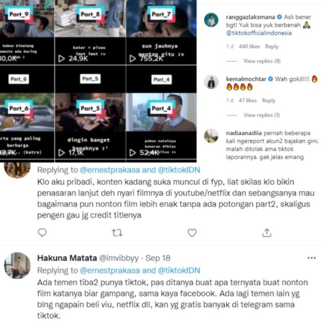 Film Bajakan Beredar di TikTok, Ernest Prakasa: Harusnya Berikan Edukasi, Bukan Difasilitasi