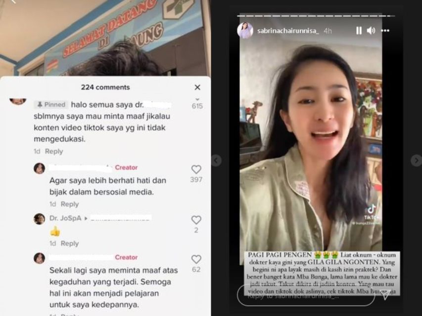 Kritik Dokter yang Jadikan Keluhan Pasien sebagai Konten TikTok, Bunga Zainal: Jadi Takut Konsultasi