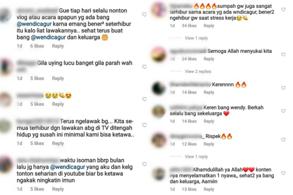 Celetukan Recehnya Jadi Penyemangat bagi Pengidap PTSD, Wendi Cagur Speechless dan Terharu