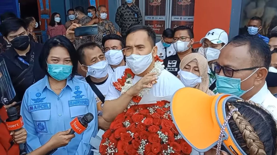 Resmi Bebas Hari ini, Saipul Jamil Disebut Banjir Tawaran Syuting. Tuai Pro Kontra dari Warganet