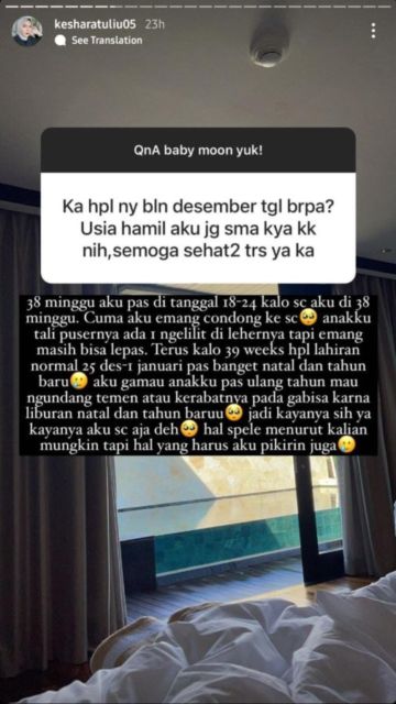 Kesha Ratuliu Ungkap Keinginan untuk Melahirkan Secara Caesar, Warganet Malah Komplain 7 Kesha Ratuliu Ungkap Keinginan untuk Melahirkan Secara Caesar, Warganet Malah Komplain