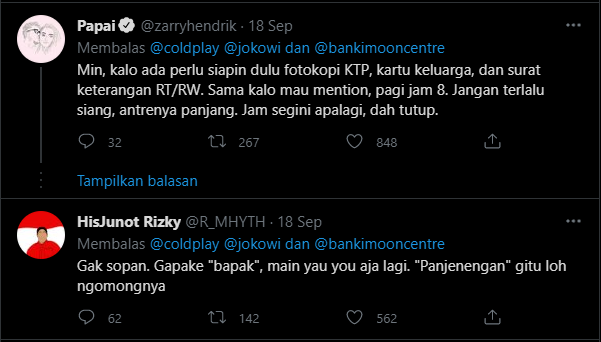 Coldplay Ajak Presiden Jokowi Gabung di Kampanye Soal Iklim. Cuitannya di Twitter jadi Viral!