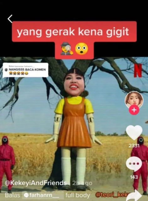 Kumpulan Meme Hasil Jemari Kreatif Waganet. Bikin Serial Squid Game Nggak Ngeri Lagi~
