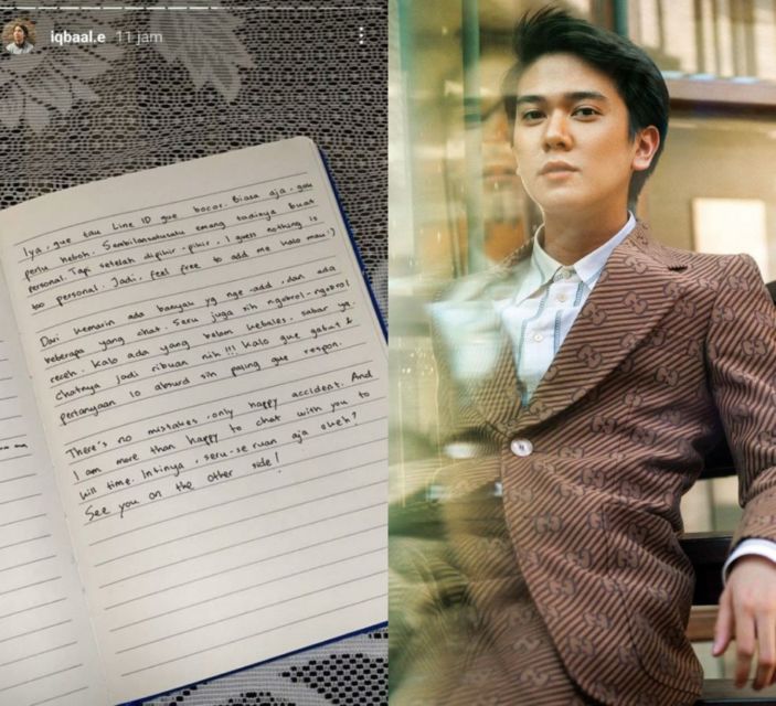 ID LINE Personal Bocor hingga Disebarkan Penggemar, Cara Iqbaal Ramadhan Menyikapi Banjir Pujian