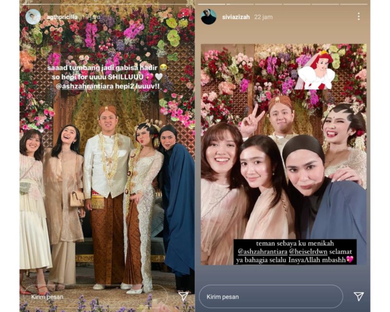 Ashilla Zee Baru Saja Langsungkan Pernikahan, Eks Member Blink Turut Hadir dan Berikan Selamat