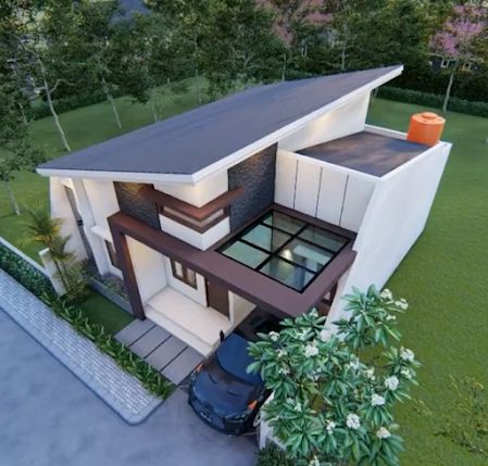 9 Desain Atap Rumah Minimalis Hingga Modern. Air Hujan Bisa Ngalir, kok!