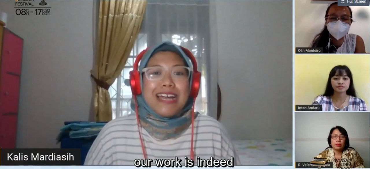 Aktivis dan Penulis Perempuan Berbagi Pengalaman Seputar Kesetaraan Gender dan Keadilan dalam UWRF 2021 Hari Ke-7