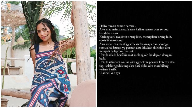 Rachel Vennya Akhirnya Minta Maaf atas Kasusnya yang Viral, Sejumlah Artis Turut Berikan Respons