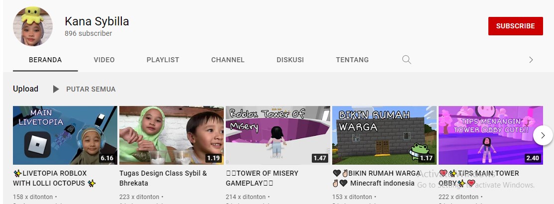 9 Anak Artis yang Punya Kanal YouTube Sendiri. Eksis Sejak Dini!