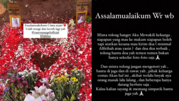 Kondisi Makam Berantakan hingga Foto Hilang, Keluarga Vanessa-Bibi Mohon Pengunjung Ikut Merawatnya