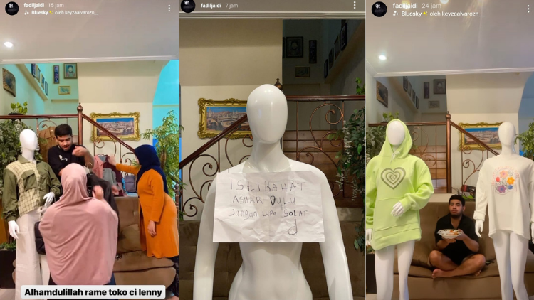Jadi Penjual Tanah Abang, Cara Endorse Unik Selebgram Fadil Jaidi Banjir Pujian Warganet