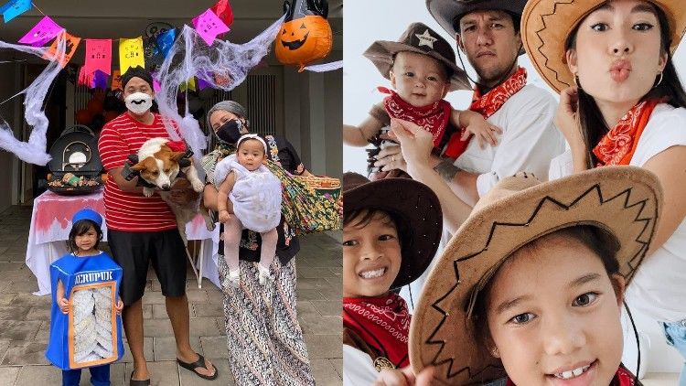 10 Potret Gemasnya Anak-Anak Artis Meriahkan Halloween 2021. Ansara Jadi Kaleng Kerupuk!