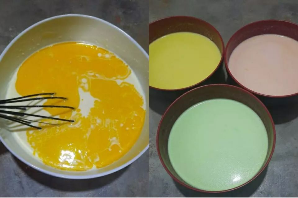Cara Membuat Pancake Durian Warna-Warni. Jadi Camilan atau Ide Jualan