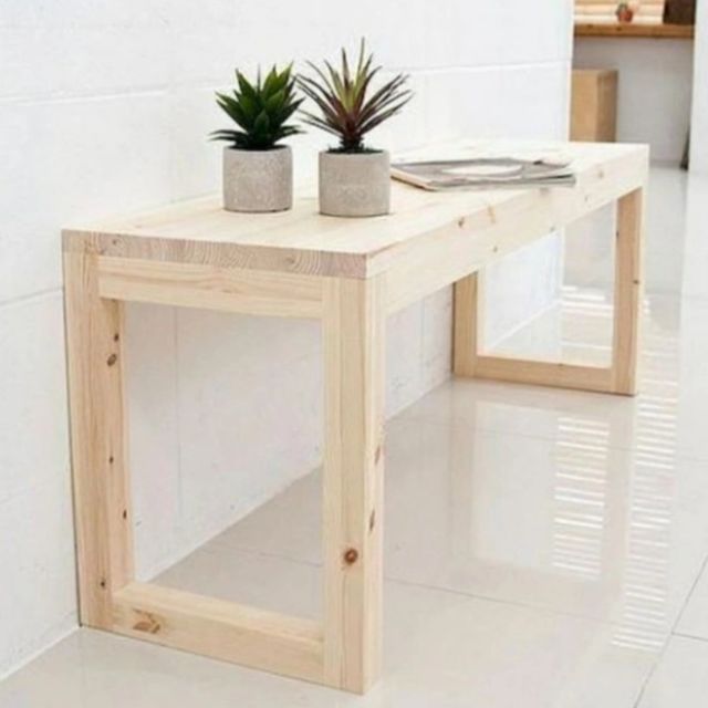 meja lipat kayu