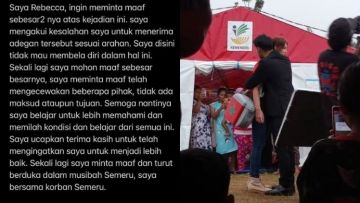 Sinetron yang Syuting di Pengungsian Korban Semeru Dikecam, Pemain Minta Maaf