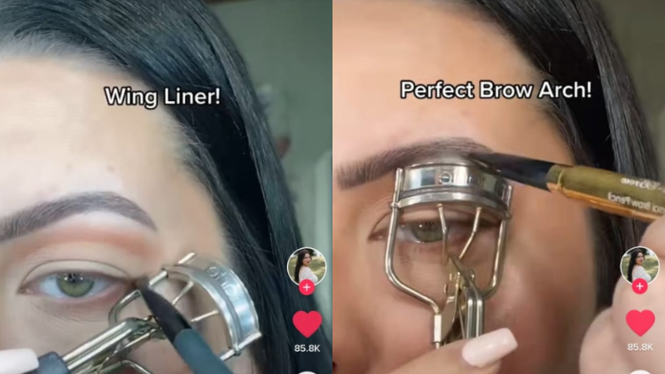 Tutorial Eyeliner Hack, Trik Cepat Aplikasikan Riasan Mata 3 Tutorial Eyeliner Hack, Trik Cepat Aplikasikan Riasan Mata