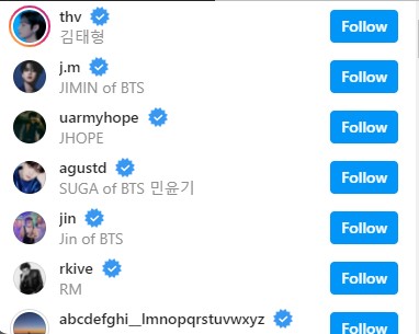 Member BTS Akhirnya Punya Akun Instagram Masing-Masing. Senangnya~