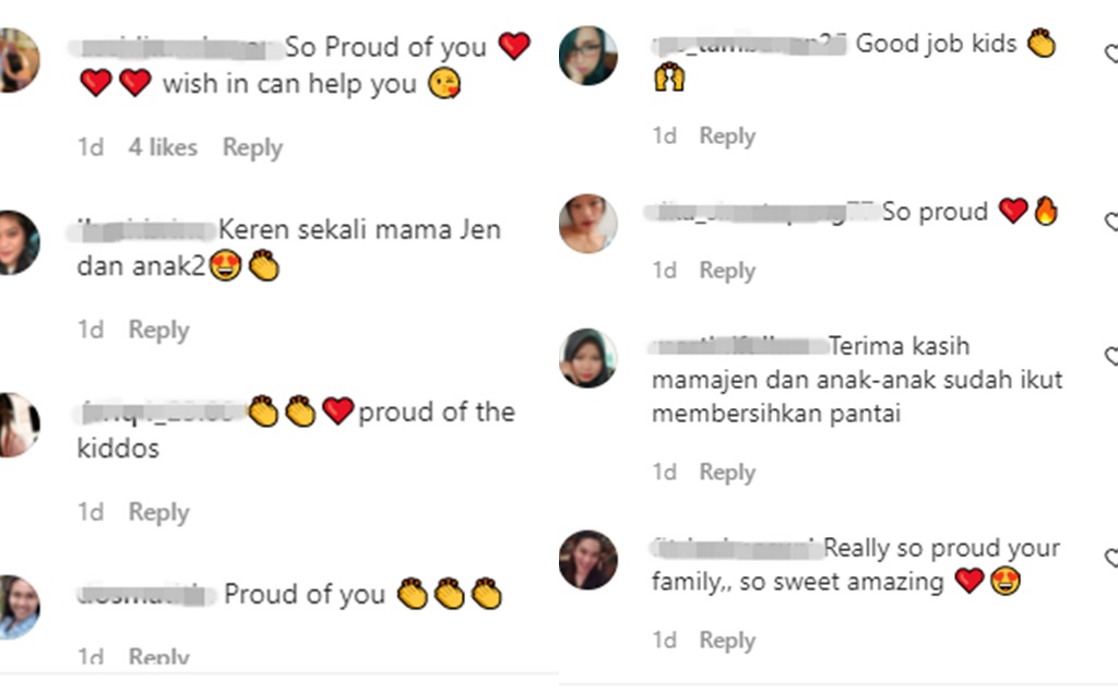 Aksi Jennifer Bachdim Ajak Anak Bersihkan Sampah di Pantai Dipuji Warganet