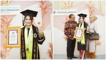 Prilly Latuconsina Wisuda, Jadi Lulusan Terbaik di Angkatannya