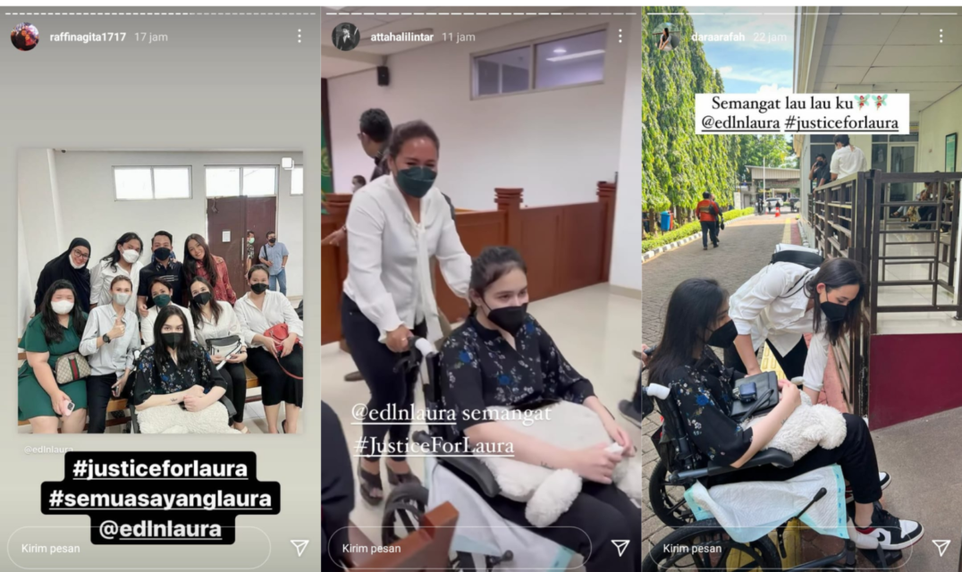 Laura Tuntut sang Mantan Kekasih yang Buat Ia Lumpuh ke Pengadilan
