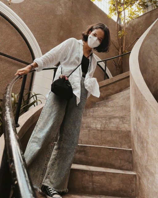 9 Ide Fashion ala Putri Marino yang Simpel