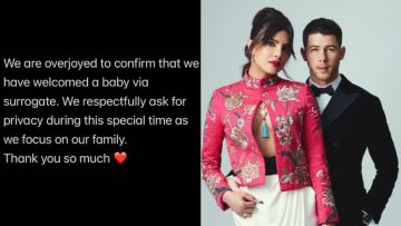 Priyanka Chopra dan Nick Jonas Sambut Bahagia Anak Pertama dari Ibu Pengganti