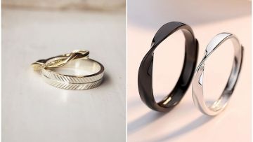 8 Ide Desain Cincin Couple, Berbeda dengan Pasangan tapi Tetap Serasi