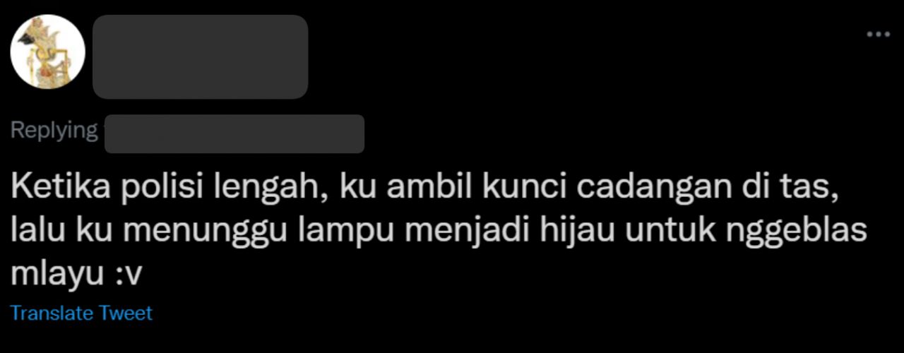 cerita kena tilang