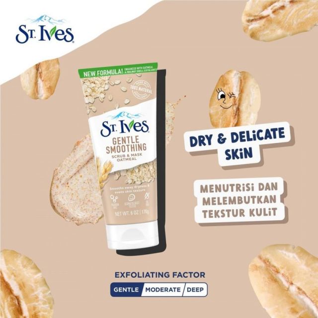 Masker berbahan dasar oatmeal