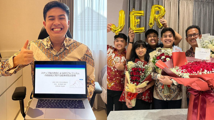 Jerome Polin Sidang Skripsi Online, Terima Surprise dari Keluarga