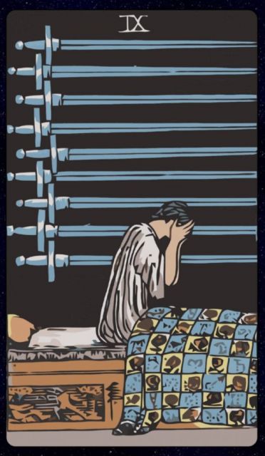 Nine of swords