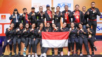 Tim Putri Indonesia Berhasil Juara BATC 2022, Merah Putih Kembali Berkibar