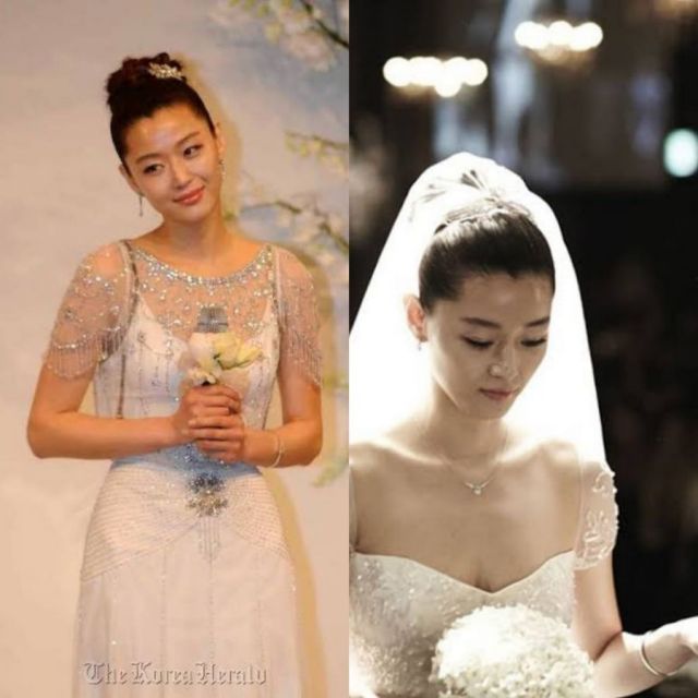 Deretan Gaun Pernikahan Artis Korea yang Memikat Mata. Cantik!