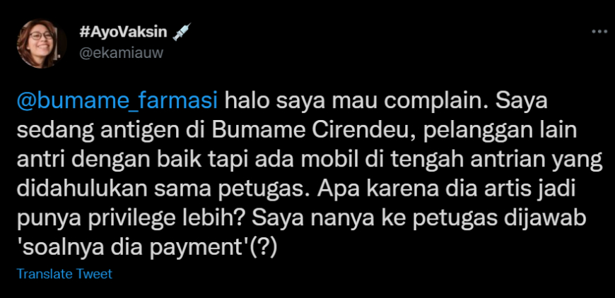 Cinta Laura Dituding Serobot Antrean Tes PCR, Banjir Kritikan Warganet 7 warganet protes pelayanan tes PCR