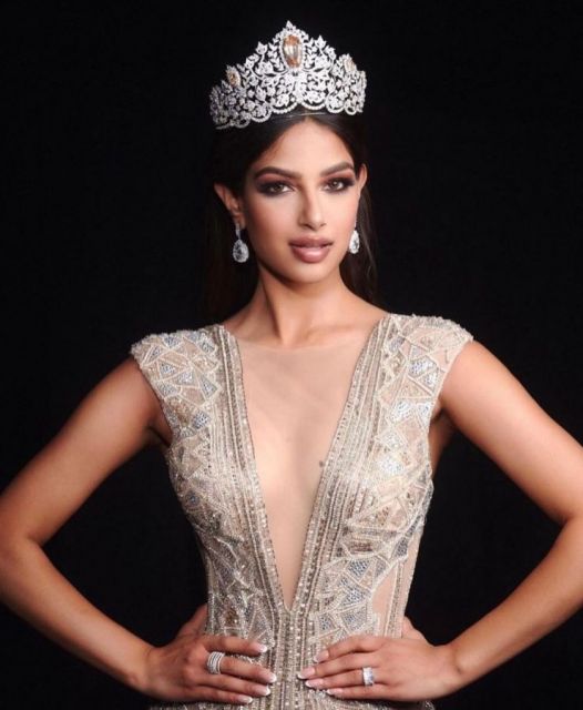 Tranformasi gaya Harnaaz Sandhu, Miss Universe 2021