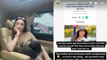 Vanessa Khong Angkat Bicara Tentang Uang Jajan 2 M dari Indra Kenz
