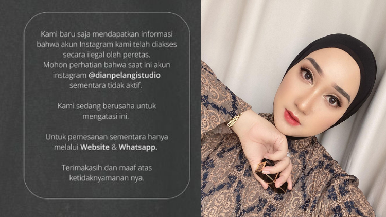 Akun Instagram Dian Pelangi Dibajak, Digunakan Jualan Ponsel Murah