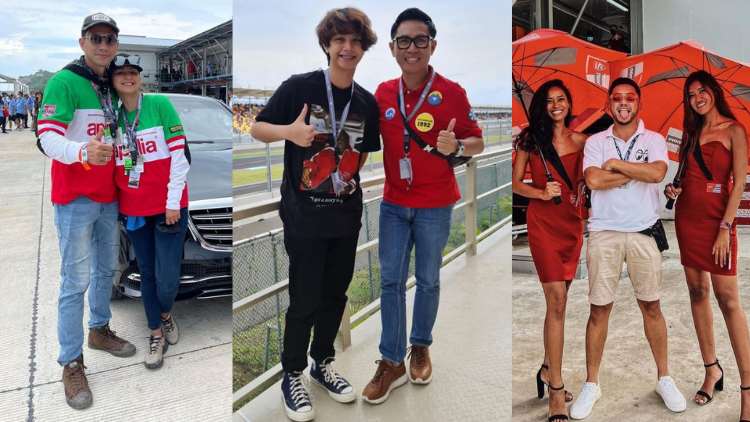 11 Potret Artis Nonton MotoGP Mandalika. Ada Tiara Andini sampai Rio Dewanto