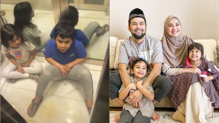 Dua Anak Shireen Sungkar Terjebak di Dalam Lift, Sempat Takut Dimarahi Suami