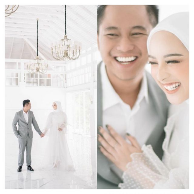 Foto preweding Doni Salmanan dan Dinan Fajrina keduanya tampak elegan