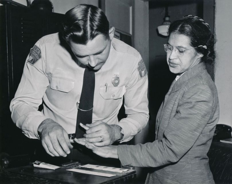 Rosa Park dan Sheriff D.H Lackey