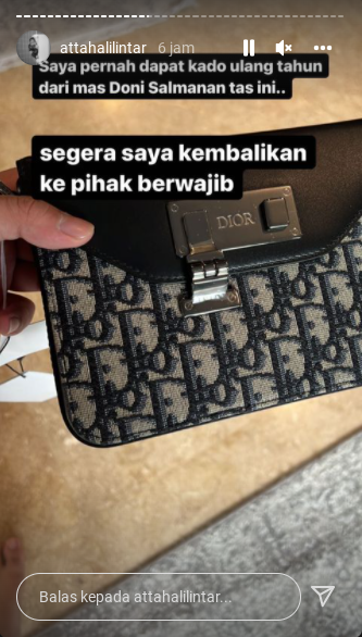 Atta Halilintar Pernah Dapat Tas Mewah dari Doni Salmanan, Siap Serahkan ke Polisi