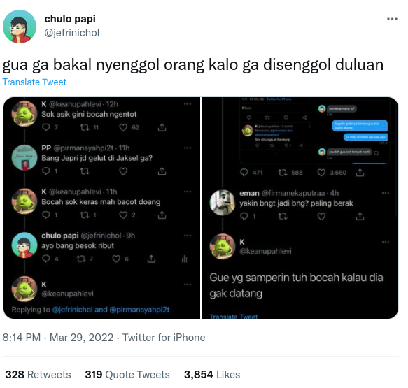 Jefri Nichol Baku Hantam dengan Haters di Ring Tinju Gegara Cuitan Twitter