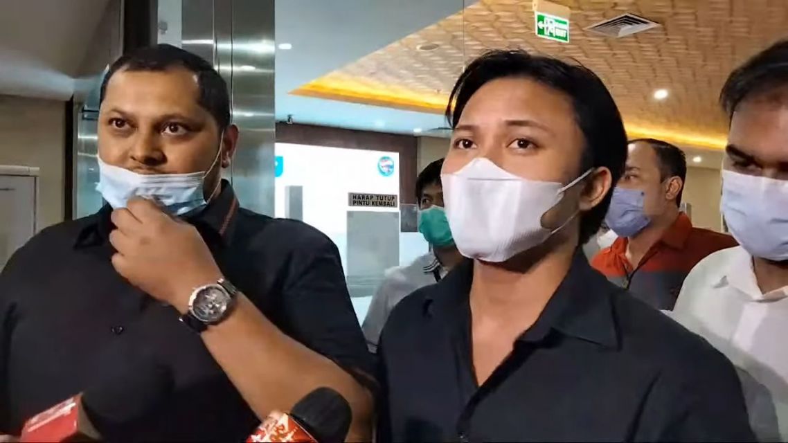 Rizky Febian memenuhi panggilan Bareskrim Polri 